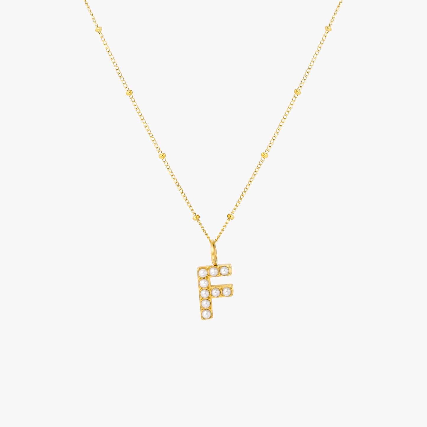 Pearl Linitial Necklace