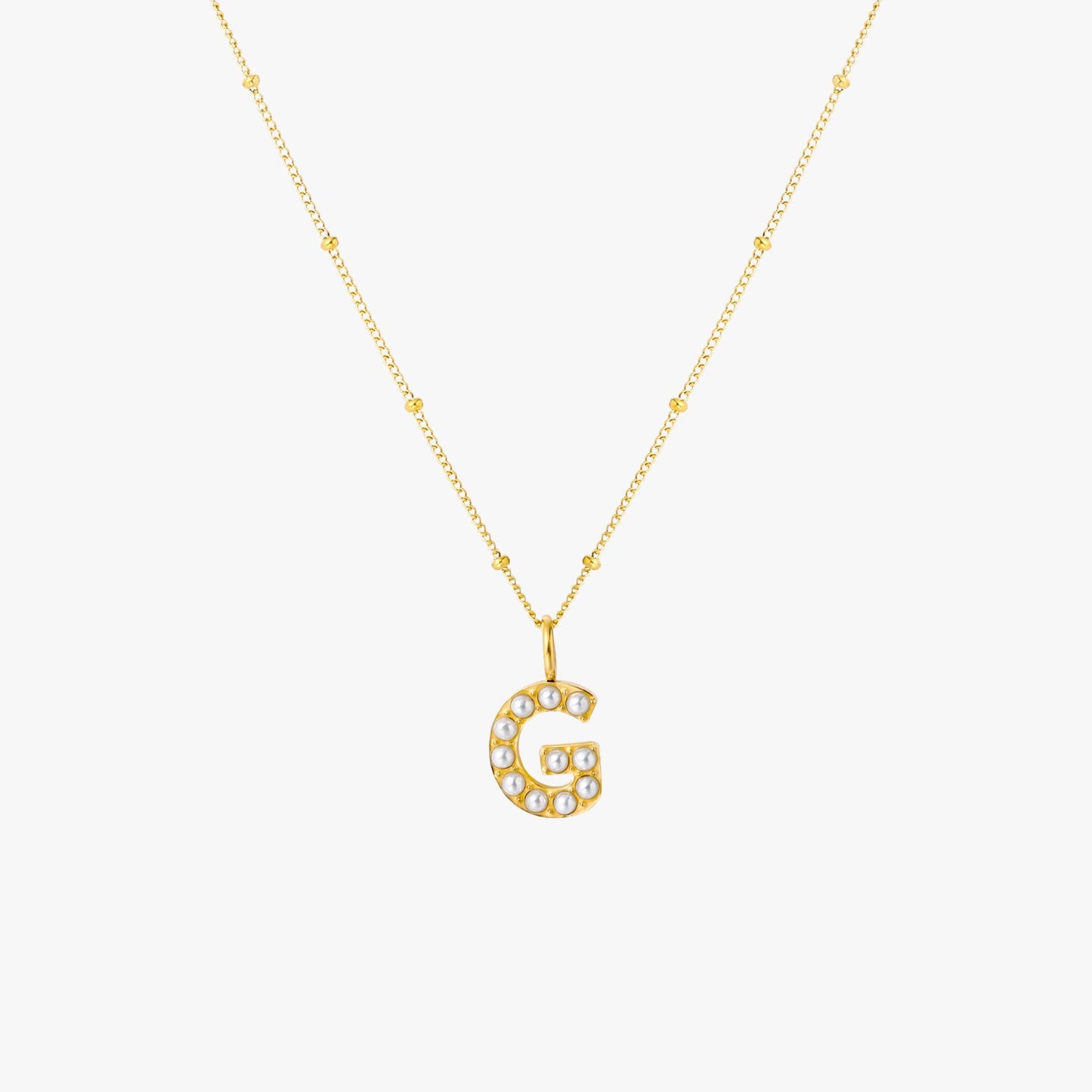 Pearl Linitial Necklace
