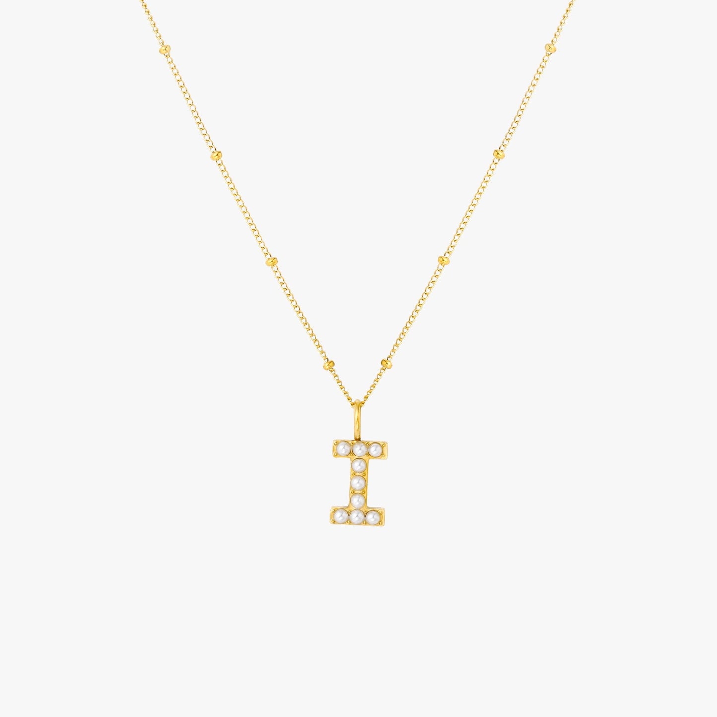 Pearl Linitial Necklace