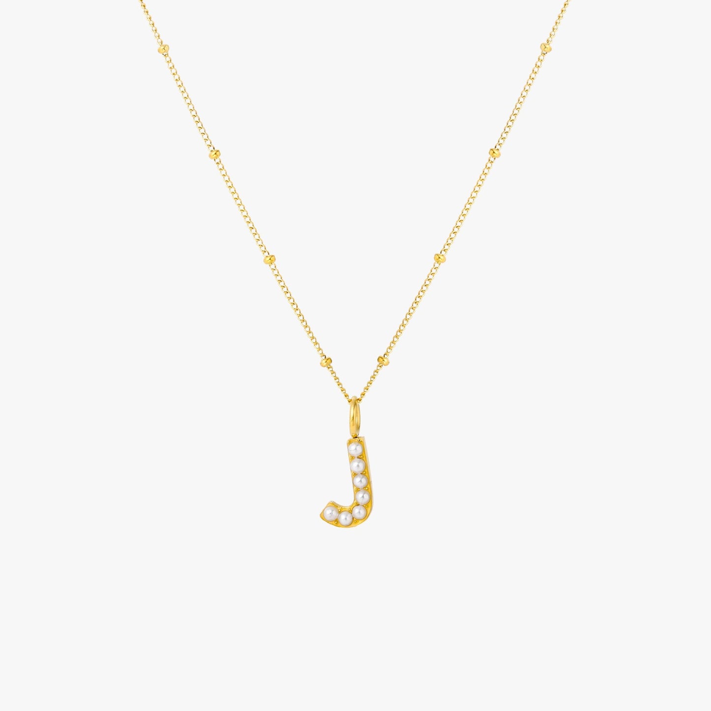 Pearl Linitial Necklace
