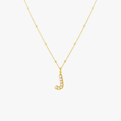 Pearl Linitial Necklace