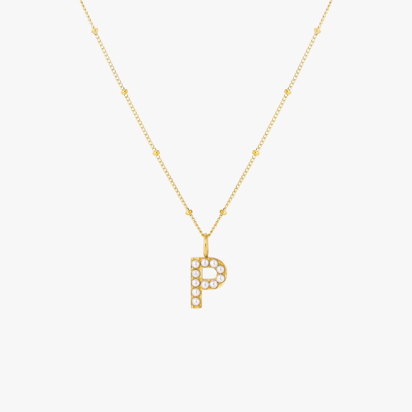 Pearl Linitial Necklace
