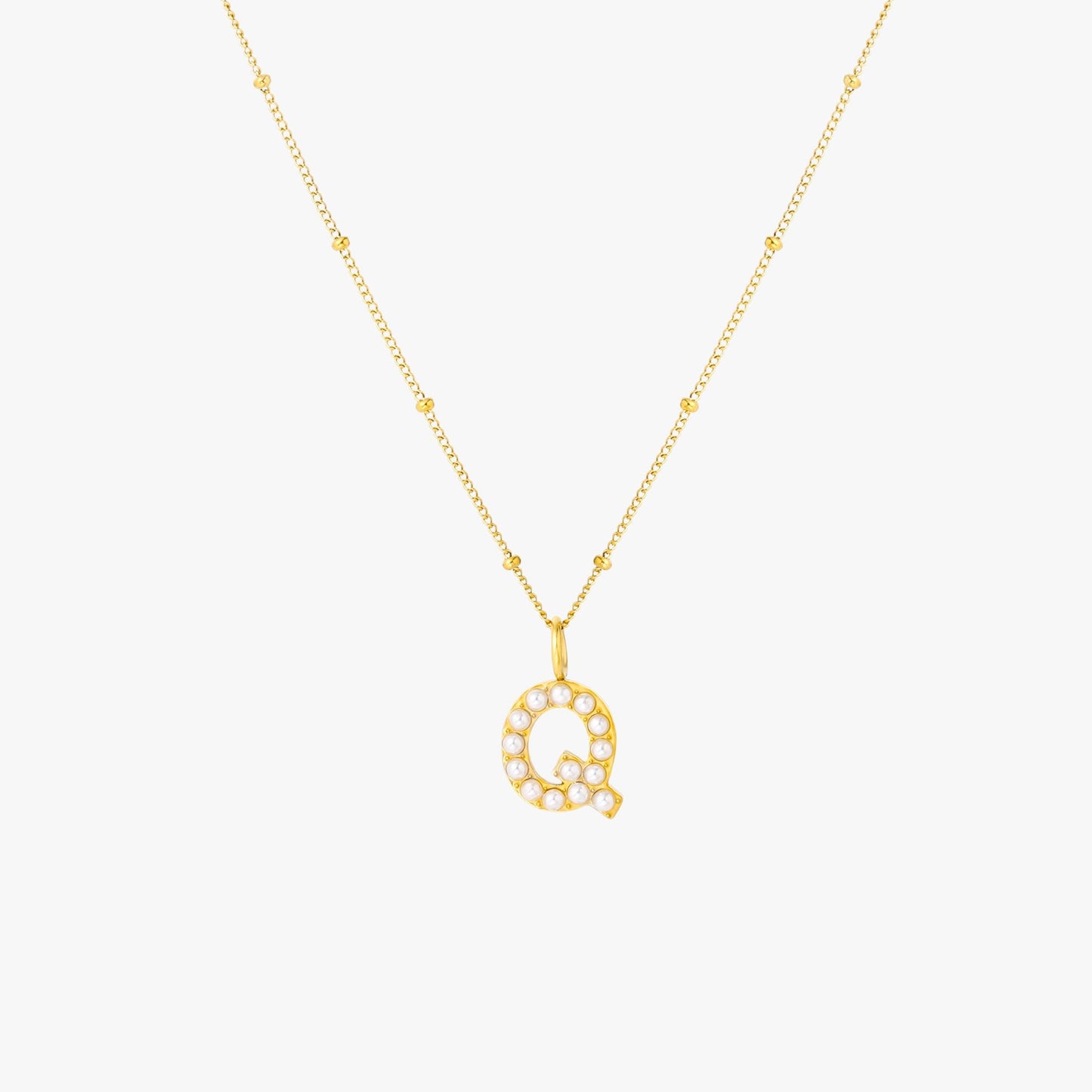 Pearl Linitial Necklace