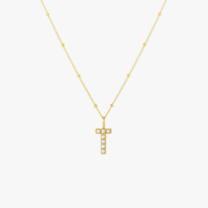 Pearl Linitial Necklace