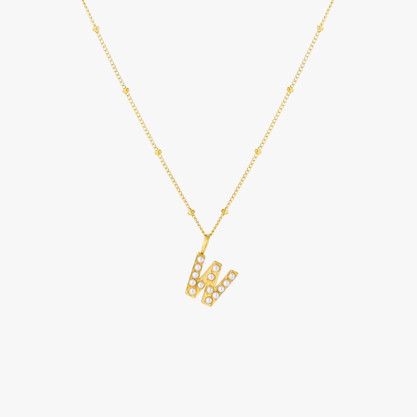 Pearl Linitial Necklace