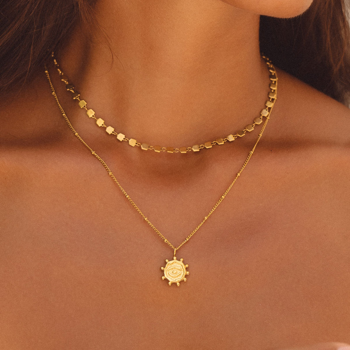 Greek Coin Necklace