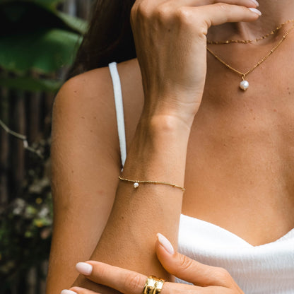 Keshi Pearl Bracelet